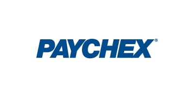 Logo of Paychex, representing comprehensive payroll and human resources services for businesses.